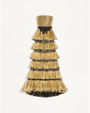Valentino Long Dress - Metallic