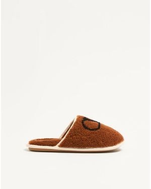 Valentino Garavani Ta Chambre Wool Slide 40 - Brown