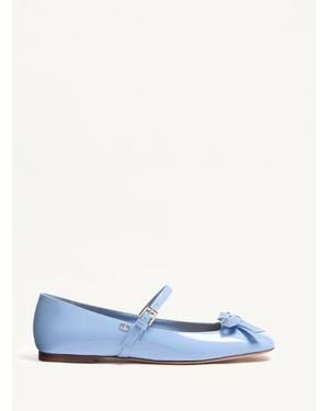 Valentino Garavani Mary-Jane Romance Bow Ballerina - Blue