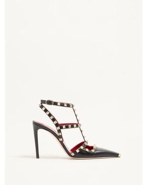 Valentino Garavani Rockstud Kidskin Court Shoes 100Mm 35 - White