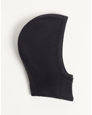 Valentino Garavani Vlogo Signature Jersey Hood With Zip - Blue