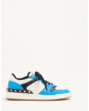 Valentino Garavani Freedots Two-Tone Trainer - Blue
