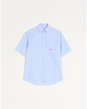 Valentino Embroidered Cotton Shirt - Blue
