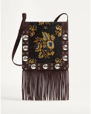 Valentino Garavani Nellcôte Shoulder Bag - Black