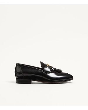 Valentino Garavani Vaniteux Calfskin And Split Leather Loafer 40.5 - White
