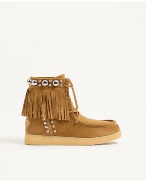 Valentino Garavani Nellcote Ankle Boot - Natural