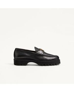 Valentino Garavani Vlogo Signature Buffalo Loafer 39 - White