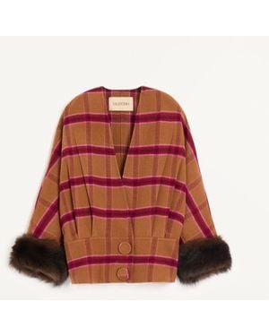 Valentino Peacoat - Red