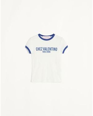 Valentino Jersey Cotton T-Shirt - Blue