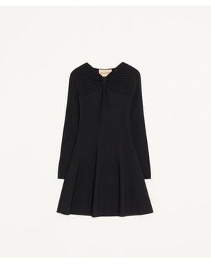 Valentino Stretch Viscose Dress - Black
