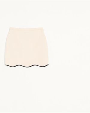 Valentino Mini Skirt - Natural