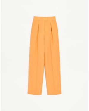 Valentino British Mohair Pants - Orange