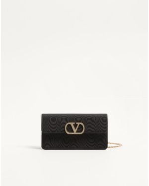Valentino Garavani Vlogo Signature Chain Wallet - White