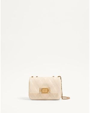 Valentino Garavani Borsa A Spalla Piccola Quiltie 67 - Neutro