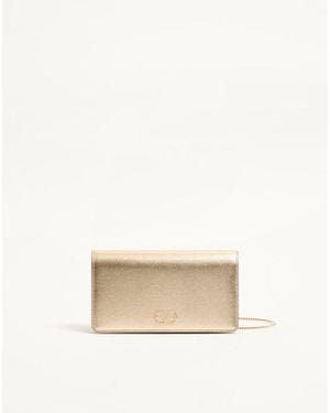 Valentino Garavani Vlogo Signature Mini Shoulder Bag - Natural
