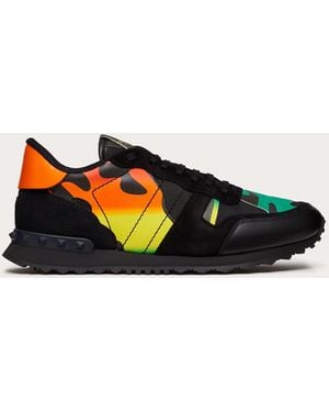 Valentino Garavani Multicolor Camouflage Rockrunner Sneaker