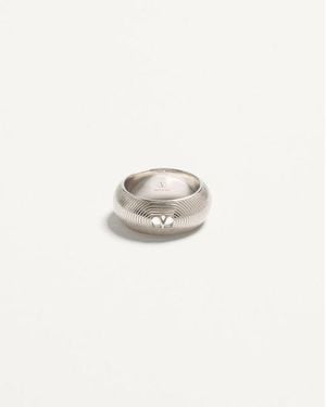 Valentino Garavani Ovalette Metal Ring - White