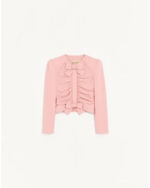 Valentino Cropped Jacket - Pink