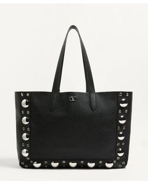 Valentino Garavani Nellcôte Large Tote Bag - Black