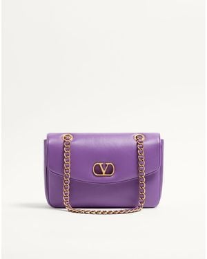 Valentino Garavani Djuna Medium Chain Bag - Purple