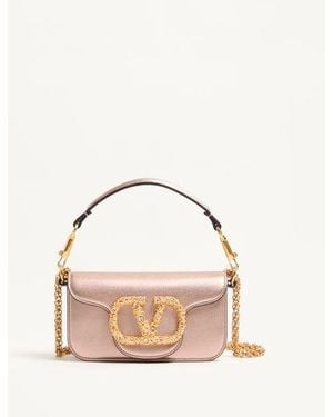 Valentino Garavani Locò Small Shoulder Bag - Pink
