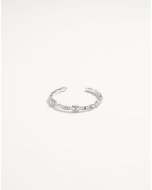 Valentino Garavani Ovalette Cuff Bracelet - Natural