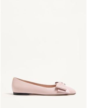 Valentino Garavani Bowow Kidskin Ballerina - Pink