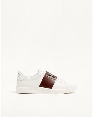 Valentino Garavani Open Royco Trainer - Natural