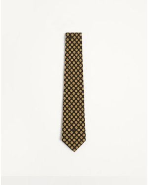 Valentino Garavani Silk Tie With Plusdepois Pattern - Multicolour