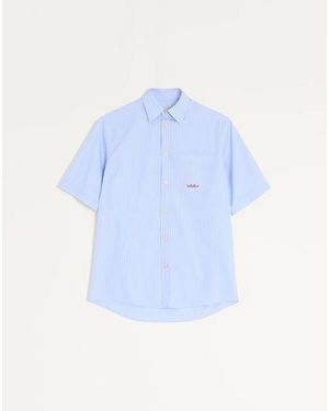 Valentino Embroidered Cotton Shirt - Blue