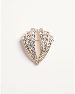 Valentino Garavani Je Les V Brooch - White