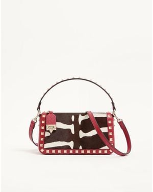 Valentino Garavani Rockstud Small Crossbody Bag - Red