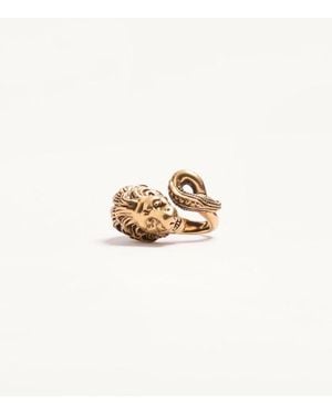Valentino Garavani Zoomorphe Metal Ring - White
