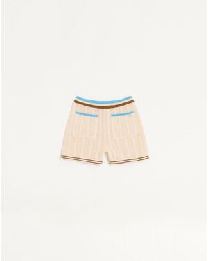 Valentino Cotton Shorts - Natural