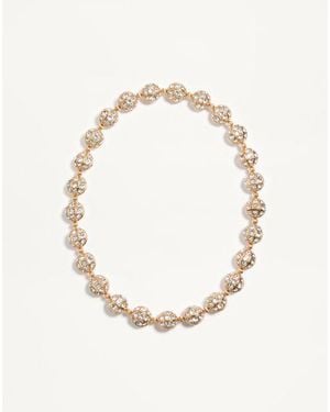 Valentino Garavani Collar Poetiques Des Gouttes De Metal Y Cristales Swarovski Mujer - Neutro