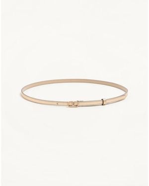 Valentino Garavani Vlogo Signature Belt - Natural