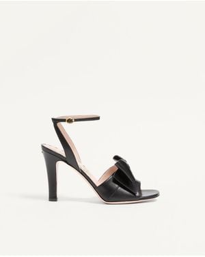 Valentino Garavani Bowow Kidskin Sandal 95Mm 40 - White