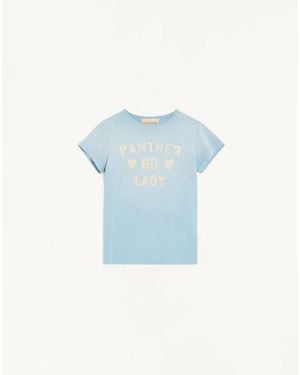 Valentino Printed Cotton T-Shirt - Blue