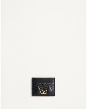 Valentino Garavani Quiltie 67 Cardholder - White