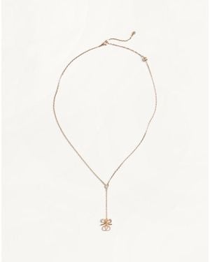Valentino Garavani Vlogo Floc Necklace - Natural