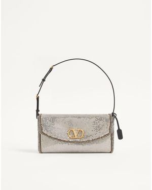 Valentino Garavani Devain Small Shoulder Bag - Metallic