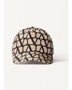 Valentino Garavani Toile Iconographe Baseball Cap - Natural