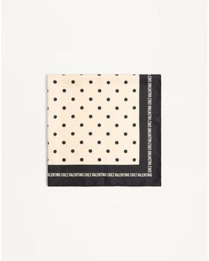 Valentino Garavani Chez Silk Scarf - Natural