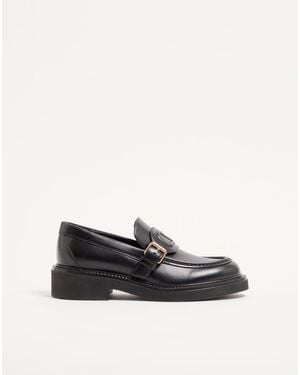 Valentino Garavani Vlogo Embossed Calfskin Loafer 40Mm - White