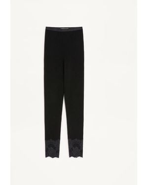 Valentino Cashmere Leggings - Black