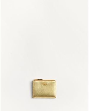 Valentino Garavani Vlogo Signature Cardholder - Natural