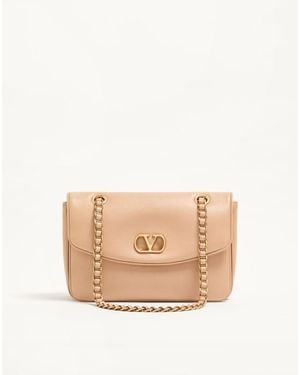 Valentino Garavani Djuna Medium Chain Bag - Natural
