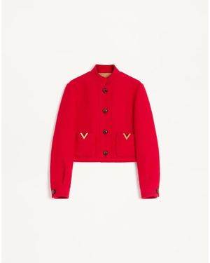 Valentino Light Jackets - Red