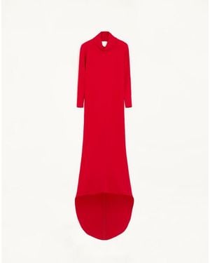 Valentino Cady Couture Long Dress - Red