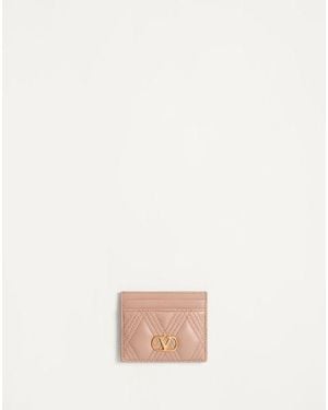 Valentino Garavani Quiltie 67 Cardholder - Pink